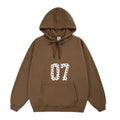 Trendy Slimming Oversized Brown Hoodie