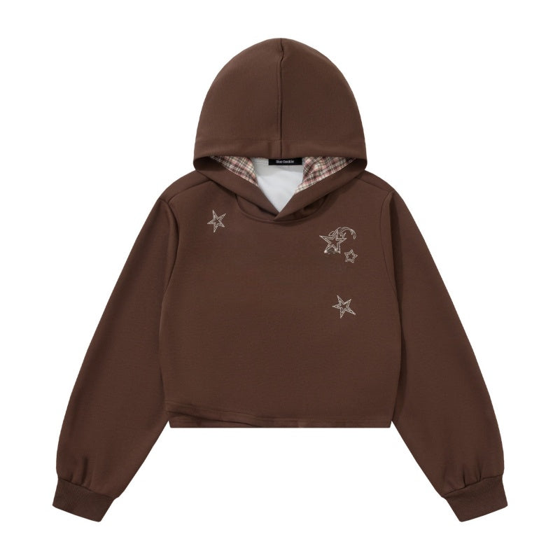 Vintage Brown Trendy Hoodie