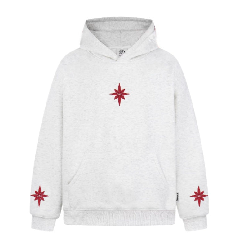 Oversized Gray Hip-Hop Hoodie